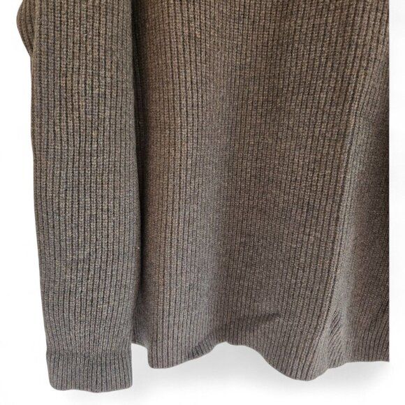 L.L. Bean Mens Waterfowl Brown Merino Lambswool Half-Zip Sweater XXL - Picture 10 of 13